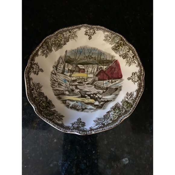 Johnson Bros "The Friendly Village" Cup and Saucer, The Ice House, England - Picture 5 of 8